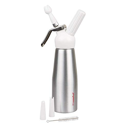 It's Useful At Home Whip Cream Maker - Aluminum with Plastic Head