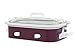 Crock Pot 3.5 Quart Programmable Digital Casserole Crock Slow Cooker, Cranberry