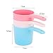 3Pcs Thicken Plastic Bathing Ladle Water Dipper with Handle Kitchen Ladles Bath Cups