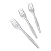 BluShine [600 Pack] White Disposable Plastic Forks - Practical Cutlery for Parties, Lunches, Picnics, and Long Trips - Great for Meals, Desserts, or Appetizers