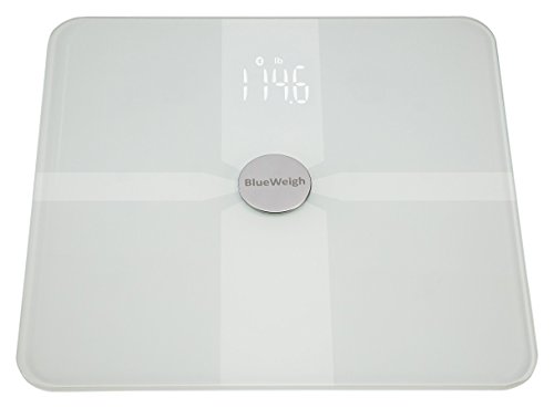 BlueWeigh Aspro Smart Body Composition Analyzer Scale for Body Weight/Fat/Muscle/Water Content/Bone Mass, Visceral Fat, BMI and BMR