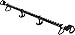 Rubbermaid Automotive Expandable Hanging Clothes Bar: Non-Slip Rubber Coated Car Rod with Accessory Hooks
