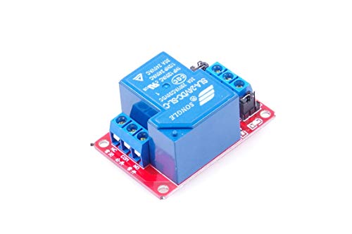 LIVISN DC 24V 30A 1-Channel Relay Module High Low Level Trigger with Optocoupler Isolation Load DC 30V AC 250V 30A for PLC Automation Equipment Control, Industrial Control RED (24V, Red 1-CH)