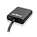 gofanco Active Micro HDMI to VGA Adapter with Audio (Black) & 3Ft Micro USB Power Cable for Micro HDMI Enabled Ultrabooks, Tablets, Smartphones, Cameras and Camcorders to Connect to VGA Displays