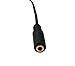 CERRXIAN 1Ft 3.5mm 4 Pole Male to 3 Pole Female Gold Plated Stereo Audio Cable Headset Extension Cable for Phones, Headphones, Speakers, Tablets, PCs, MP3 Players and More(2-Pack)