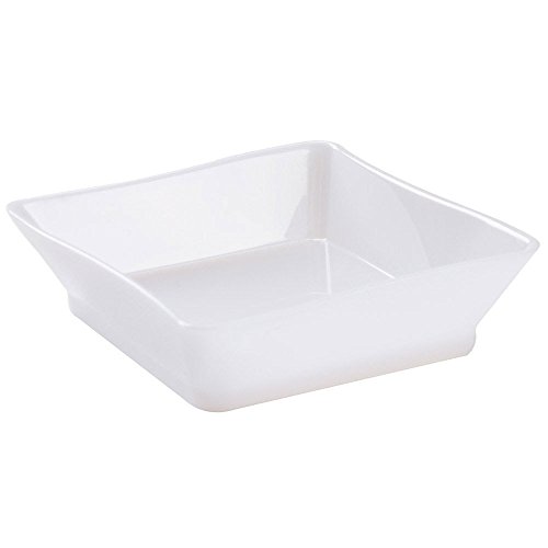 Fineline Settings 10-Piece Tiny Temptations Tray, 2.25 by 2.25-Inch, White