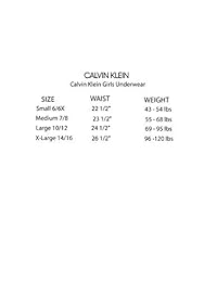 Calvin Klein - Pantalón corto para niña sin costuras