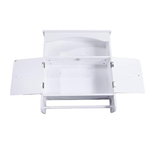 ilovo Bathroom Wall Cabinet White