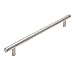 Gobrico Satin Nickel Cabinet Pulls 10 inch Hole Centers, Brushed Nickel Cabinet Hardware Euro T Bar Stainless Steel Drawer Pulls Dresser Knobs-30 Pack