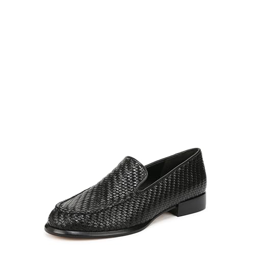 Vince Womens Naomi Black Woven Leather 7 M
