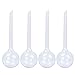 bouti1583 House Plant Watering Globes, Automatic Self-Watering System, Set of 4 PVC Balls, 10.3
