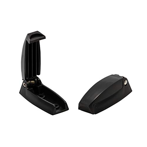 Camco Black 44160 Catch Baggage Door Pair