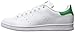 adidas Originals Men's Stan Smith Sneaker, White/White/Green, 6.5