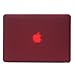 HDE Plastic Hard Shell Case for MacBook Air 13 Inch (Models: A1369/A1466), Burgundy