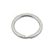 Yasorn 50-pack Stainless Steel Diameter 28mm Split Flat Key Ring Keyring Keychain