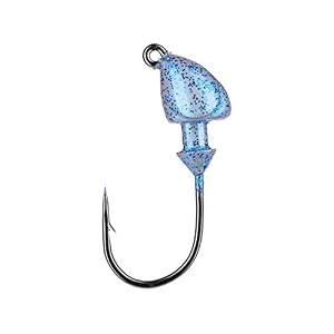 Strike King Baby Squadron Swimbait Head 3/16 Oz, Blue Glimmer