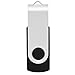 KEXIN 50PCS 2GB USB Flash Drive Memory Stick - Bulk Pack - USB 2.0 Swivel Design Black