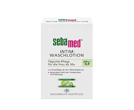 sebamed Intimwaschgel ph-Wert 6,8 Spar-Set 2x200ml. Tägliche Pflege für die Frau ab 50+ mit Panthenol und Hamamelis.