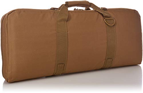 VISM by NcStar Deluxe Pistol and Subgun Gun Case with 3 Accessory Pockets, Tan, 28" L x 13" H - Thumbnail 2