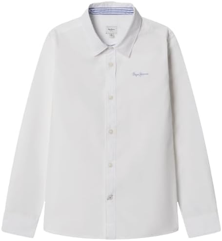 London Adam Chemise à Boutons en Coton Coupe Regular, Lavage Bleu