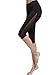 SweatyRocks Women's Mesh Panel Capri Leggings Workout Yoga Running Crop Pants