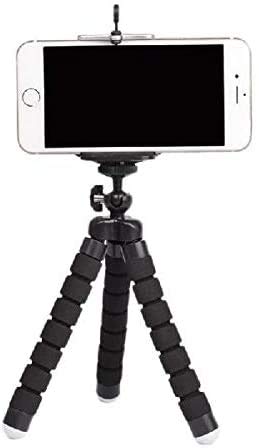Flexible Mini Octopus Stand Bracket Holder Sponge Tripod for Digital Camera Phone - Black
