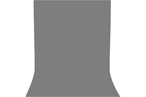 LYLYCTY 5x7ft Photography Studio Non-Woven Gray Backdrop - Solid Color Simple Background LY076