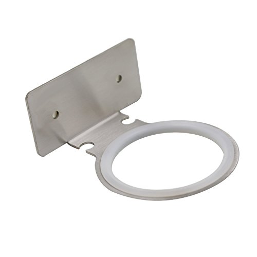 Click Here to See More Images ZhongMin Stainless Steel Hair Dryer Holder Free of Punching , Sturdy Stick Installment