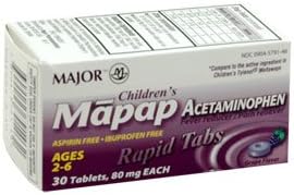 CHILDRENS NON ASPIRIN MELTAWAYS GRAPE 30/BOX