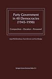 Image de Party Government in 48 Democracies (1945–1998): Composition ― Duration ― Personnel