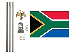 South Africa 3x5 ft Outdoor Flag and Flag Pole