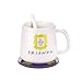 Peephole Yellow Frame Coffee Cup &Mugs Milk Cup Monica's Door Frame 1Cup + 1 Spoon + 1 Coaster Great Present for Fan!Ready to Hang.