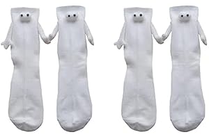 Takeberny Hand in Hand Socks Magnetic Holding Hands Socks, Hand Hold Magnetic Couple Holding Hand Socks, Holding Hands Sock
