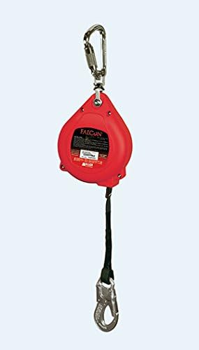 20' Falcon Self-Retracting Lifeline - Web SRL w/ stainless steel swivel, carabiner &amp; aluminum Snap Hook- R3-MP20P-Z7/20FT
