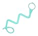 Brilli Baby Cup Catcher Patented Safety Tether Strap, Attach Sippy Cups, Bottles, Pacifiers & More to Stroller, High Chair, Car Seat, Made in USA, Food Grade, Dishwasher Safe (Aqua)