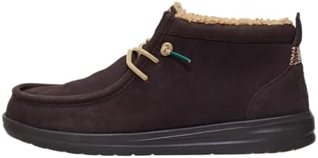 Amazon.com | HEYDUDE Wally Mid Waxed Canvas Navy Size 7  display picture 3