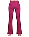 ODODOS Women’s Boot-Cut Yoga Pants Tummy Control Workout Non See-Through Bootleg Yoga Pants,Fuchsia,X-Smallthumb 3