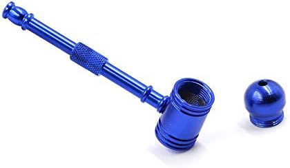 ASNTA Hammer-Shaped Detachable Portable Mini Creative Pipe， is The Best Gift for Friends and Fathers … (Blue)