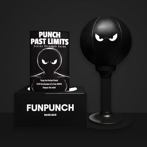 Elite Boxing Training Mini Punching Bag, Desktop Punching Bag - Stress Buster, Heavy Duty Stress Relief Ball for Advanced, Aspiring Boxers for Skills and Stress Relief