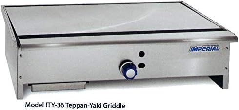 48" Stainless Gas Teppan-Yaki Griddle w/ 1 Burner