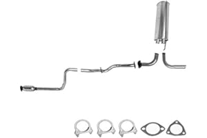 NORTHEASTERN EXHAUST resonator pipe muffler exhaust system kit fits: 2002-2003 Chevy Malibu