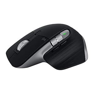 Logitech-MX-Master-3--Advanced-Wireless-Mouse-for-Mac-Ultrafast-Scrolling-Ergonomic-Design-4000-DPI-Customisation-Energy-Saving-USB-C-Bluetooth-Apple-MacBook-iPad-Compatible-Grey Logitech MX Master 3 for Mac