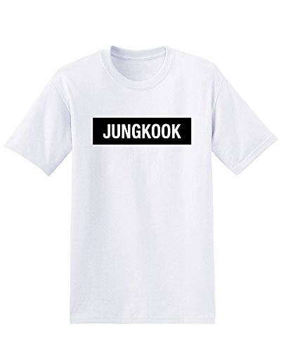 Mars NY Unisex BTS Member Names T Shirt BANGTAN BOYS K-POP (S, JUNGKOOK)