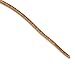 OrthoStep Thin Round Athletic Nylon Gold - Tan Combo 54 inch Shoelaces - Fused Tips - Work Boot Laces 2 Pair Pack