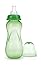 Nuby 3-Pack Tinted Bottles, 10 Ounce, Plus 1 No-Spill Spout, Colors May Vary