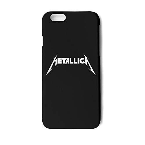 QyinTec Case for Apple iPhone 6 Plus and iPhone 6S Plus Metallica-Black-&-White-Logo Anti-Scratch Shock Absorption Bumper Soft TPU Cover Case