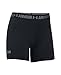 Under Armour Women's HeatGear Armour 5” Mid, Black/Black, Small