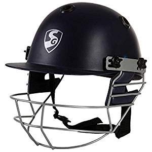 SG Optipro Cricket Helmet Medium with SG Campus Batting Gloves Men's - High-Impact Protection Cricket Kit