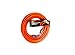ProStyle 50ft. #10 SJTW 3 Conductor Extension Cord with Lighted Ends - Orange