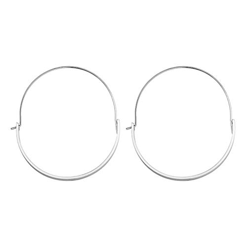 Big Round Earrings, Fashionable Women Jewelry Alloy Big Round Dangle Hoop Loop Earrings Girl Accessory (02)